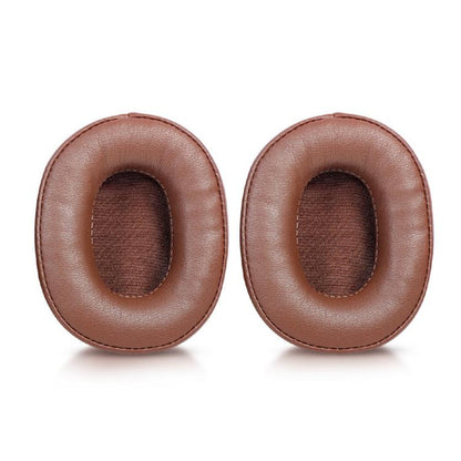 2pcs Sponge Earmuffs Replacement Earpads For ATH-SR5 / SR5BT, Style:Brown Protein Leather - Earmuff & Pad by buy2fix | Online Shopping UK | buy2fix