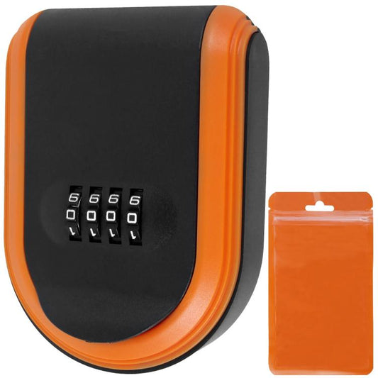 Car Magnetic Password Box Key Tool Storage Case(Orange) - Stowing Tidying by buy2fix | Online Shopping UK | buy2fix