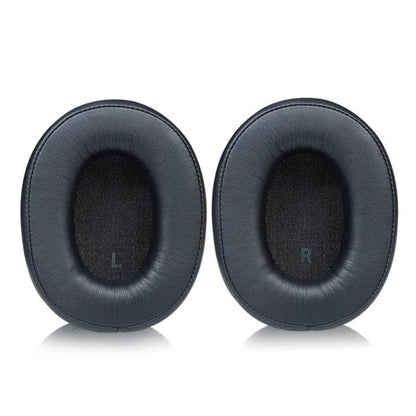 1 Pair Protein Leather Replacement Earpads For Audio Technica ATH-SR9 / DSR9BT / DSR7BT(Titanium Color) - Earmuff & Pad by buy2fix | Online Shopping UK | buy2fix
