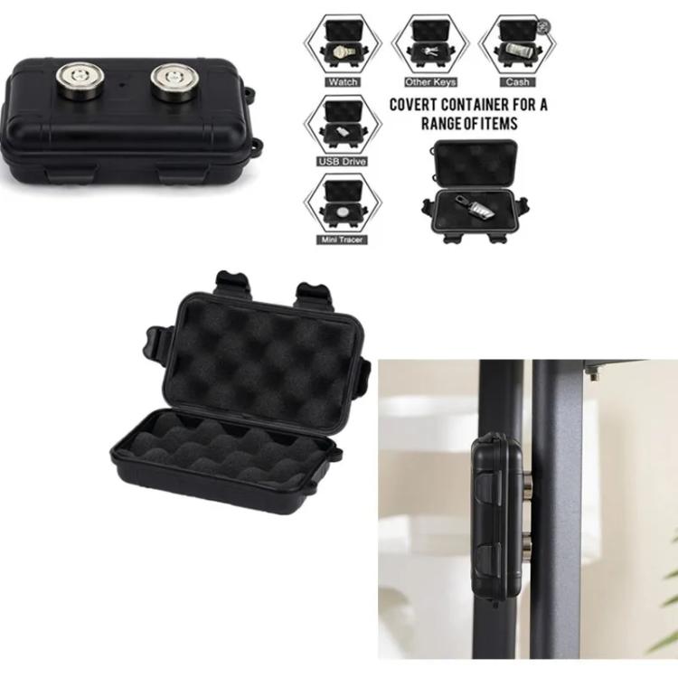 Outdoor Car Magnetic Car Key Storage Box Storage Tool Case(Black) - Stowing Tidying by buy2fix | Online Shopping UK | buy2fix