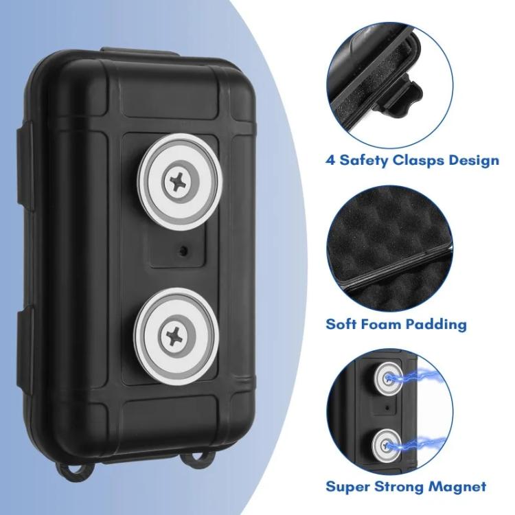 Outdoor Car Magnetic Car Key Storage Box Storage Tool Case(Black) - Stowing Tidying by buy2fix | Online Shopping UK | buy2fix