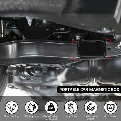 Outdoor Car Magnetic Car Key Storage Box Storage Tool Case(Black) - Stowing Tidying by buy2fix | Online Shopping UK | buy2fix