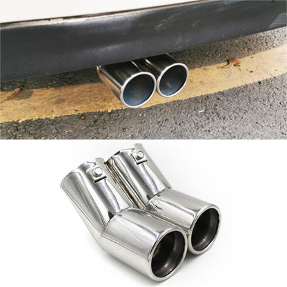 For Bora 2002-2008 Car Modified Stainless Steel Exhaust Pipe Tail Throat(Silver) - Exhaust Pipes by buy2fix | Online Shopping UK | buy2fix