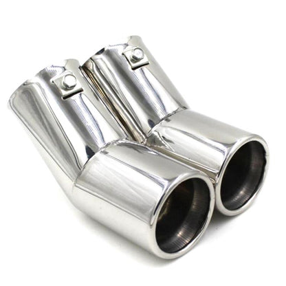 For Bora 2002-2008 Car Modified Stainless Steel Exhaust Pipe Tail Throat(Silver) - Exhaust Pipes by buy2fix | Online Shopping UK | buy2fix
