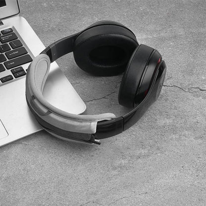 2pcs Sponge Earmuffs Replacement Earpads For Audio-Technica ATH-SR30BT, Style:Black Ice Silk Cloth - Earmuff & Pad by buy2fix | Online Shopping UK | buy2fix