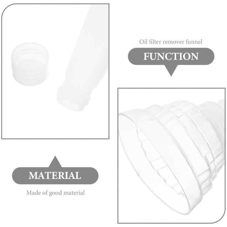 Car Oil Filter Removal Tool Universal Anti-scald Funnel, Size:235 x 90mm - Oil Filters & Accessories by buy2fix | Online Shopping UK | buy2fix