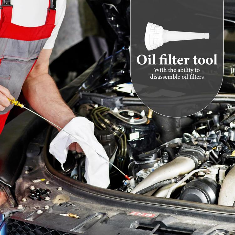 Car Oil Filter Removal Tool Universal Anti-scald Funnel, Size:235 x 90mm - Oil Filters & Accessories by buy2fix | Online Shopping UK | buy2fix