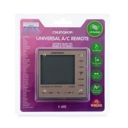 CHUNGHOP K-680E Universal Air Conditioner Remote Control - Air-Conditioner by CHUNGHOP | Online Shopping UK | buy2fix