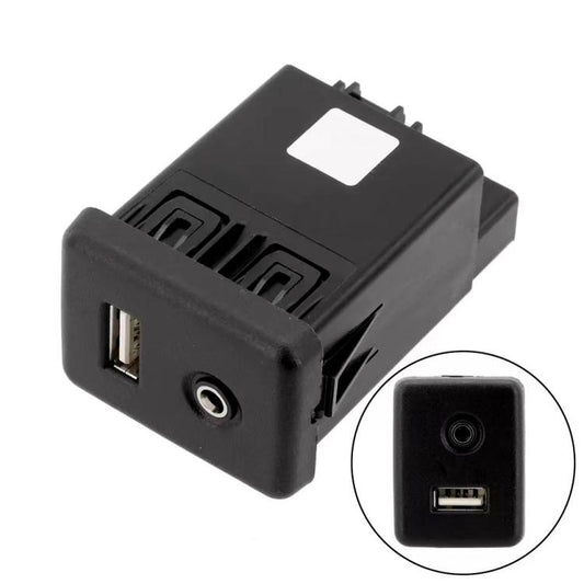 Car AUX & USB Socket Connector Switch for Chevrolet Cruze / Malibu / Regal 13599456 22875063 39087529(Black) - Car Modification by buy2fix | Online Shopping UK | buy2fix