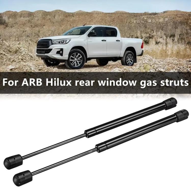 For Toyota Hilux Iii Vii  2pcs/Pack 325mm ARB Canopy Rear Window Glass Support Struts 1921VR(Black) - Engine Fittings by buy2fix | Online Shopping UK | buy2fix