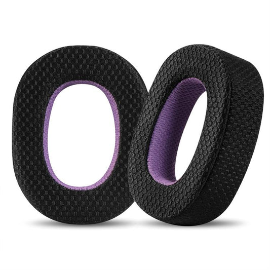2pcs Mesh Cloth Replacement Earpads For B&W Px7 S2 / Px8(Black Purple) - Earmuff & Pad by buy2fix | Online Shopping UK | buy2fix