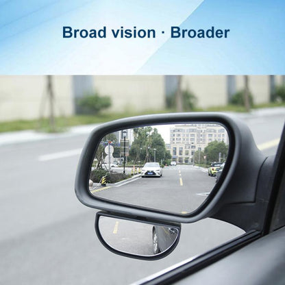 Car 360-degree Rotating Rear-view Blind Spot Wide-angle Auxiliary Mirror(Black) - Convex Mirror & Accessories by buy2fix | Online Shopping UK | buy2fix