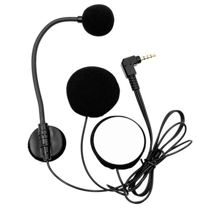 Motorcycle Half Helmet Intercom Headset Microphone(Black) - Motorcycle Walkie Talkie by buy2fix | Online Shopping UK | buy2fix