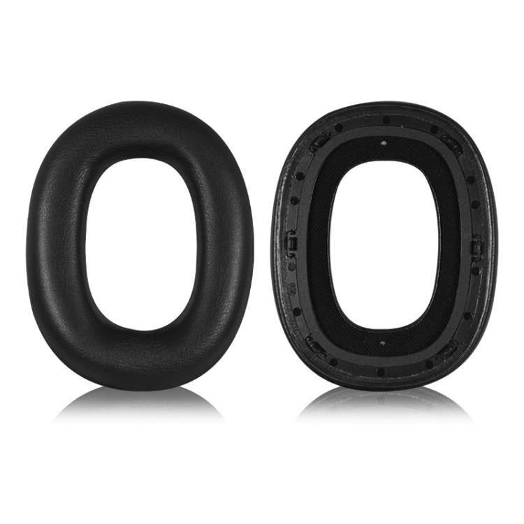 2pcs Sponge Earmuffs Replacement Earpads For B&W Px7 S2 / Px8, Model:Black Protein Leather - Earmuff & Pad by buy2fix | Online Shopping UK | buy2fix