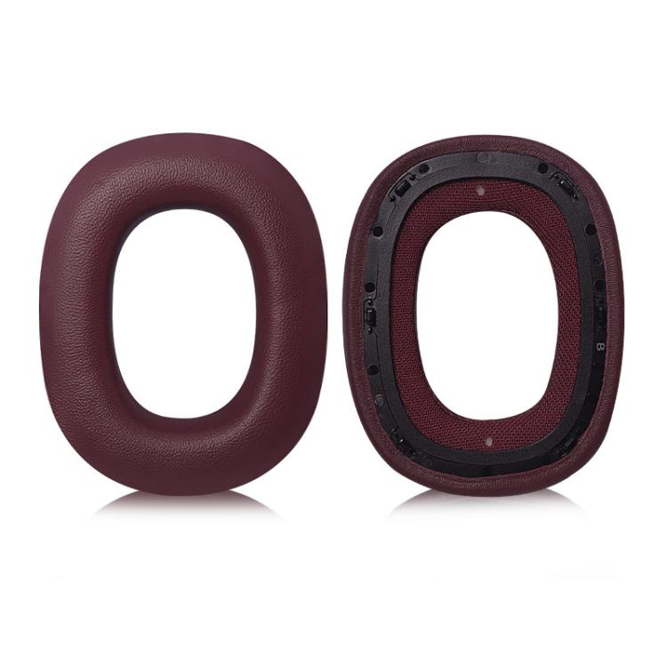 2pcs Sponge Earmuffs Replacement Earpads For B&W Px7 S2 / Px8, Model:Red Lambskin - Earmuff & Pad by buy2fix | Online Shopping UK | buy2fix