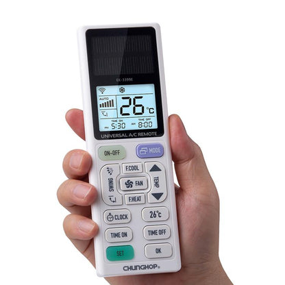 CHUNGHOP EK-3399ES Optoelectronic Energy Universal Air Conditioner Remote Control with LCD Backlight - Air-Conditioner by CHUNGHOP | Online Shopping UK | buy2fix