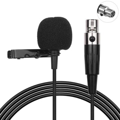 4 Pin XLR Head Metal Lavalier Microphone, Cable Length: 1.5m - Microphone by buy2fix | Online Shopping UK | buy2fix