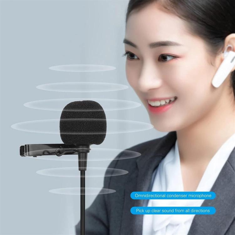 4 Pin XLR Head Metal Lavalier Microphone, Cable Length: 1.5m - Microphone by buy2fix | Online Shopping UK | buy2fix