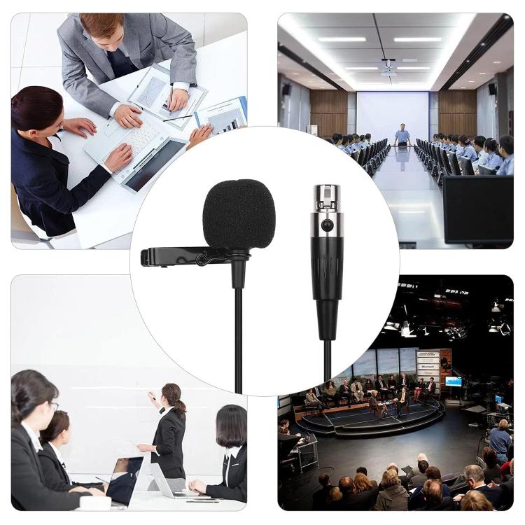 3 Pin XLR Head Metal Lavalier Microphone, Cable Length: 1.5m - Microphone by buy2fix | Online Shopping UK | buy2fix