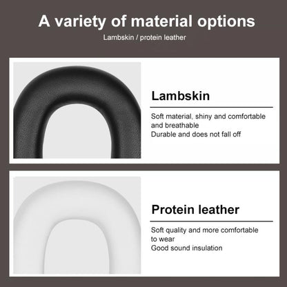 Mesh Cloth Replacement Headband Cover For B&W Px7 S2, Model:Upper + Lower Covers(White) - Earmuff & Pad by buy2fix | Online Shopping UK | buy2fix