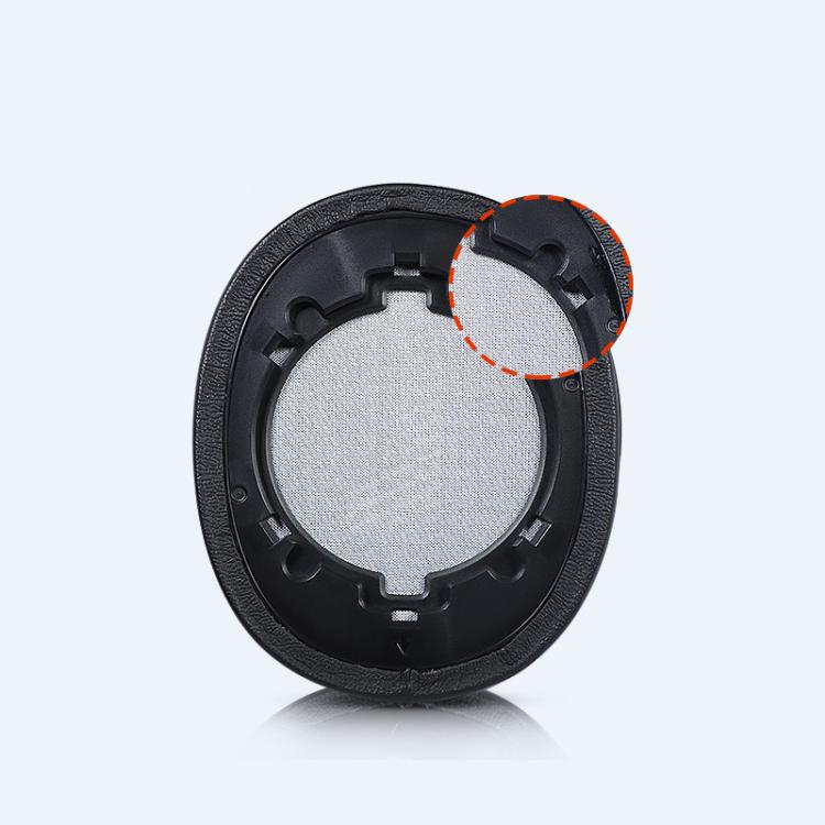 1 Pair Protein Leather Earphone Replacement Earpads For JBL Live 500BT(Black) - Earmuff & Pad by buy2fix | Online Shopping UK | buy2fix