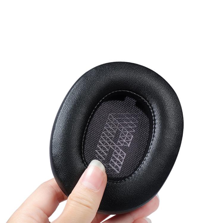 1 Pair Protein Leather Earphone Replacement Earpads For JBL Live 500BT(Black) - Earmuff & Pad by buy2fix | Online Shopping UK | buy2fix