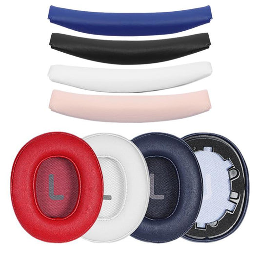 Headphone Protein Leather Headband Protective Cover For JBL T700BT / T710BT / T700 / T750 / 760NCBTNC(White) - Earmuff & Pad by buy2fix | Online Shopping UK | buy2fix