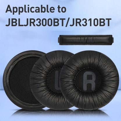 Headphone Frog Skin Headband Protective Cover For JBL JR300BT(Black) - Earmuff & Pad by buy2fix | Online Shopping UK | buy2fix