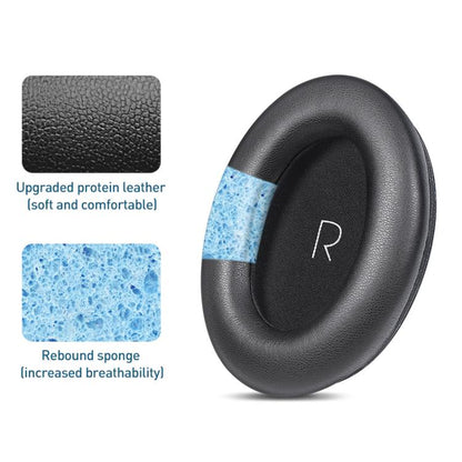 1 Pair Protein Leather Earphone Replacement Earpads For JBL Tour One M2(Champagne) - Earmuff & Pad by buy2fix | Online Shopping UK | buy2fix