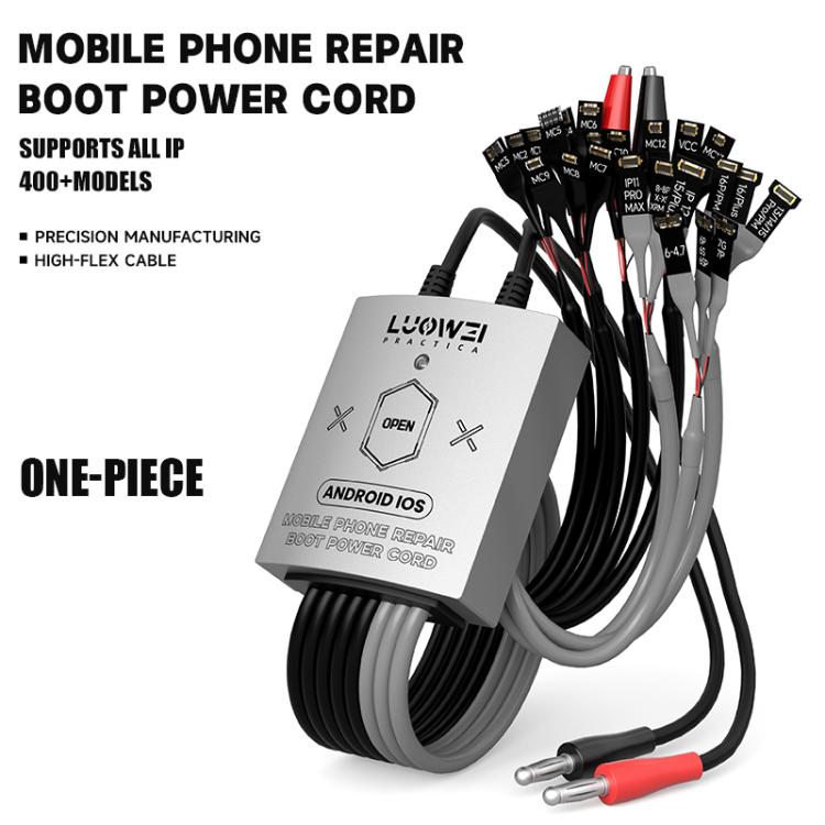 Luowei LW-325 Phone Repair Boot Power Cord for iPhone 8-16 Pro Max and Android - Test Tools by LUOWEI | Online Shopping UK | buy2fix