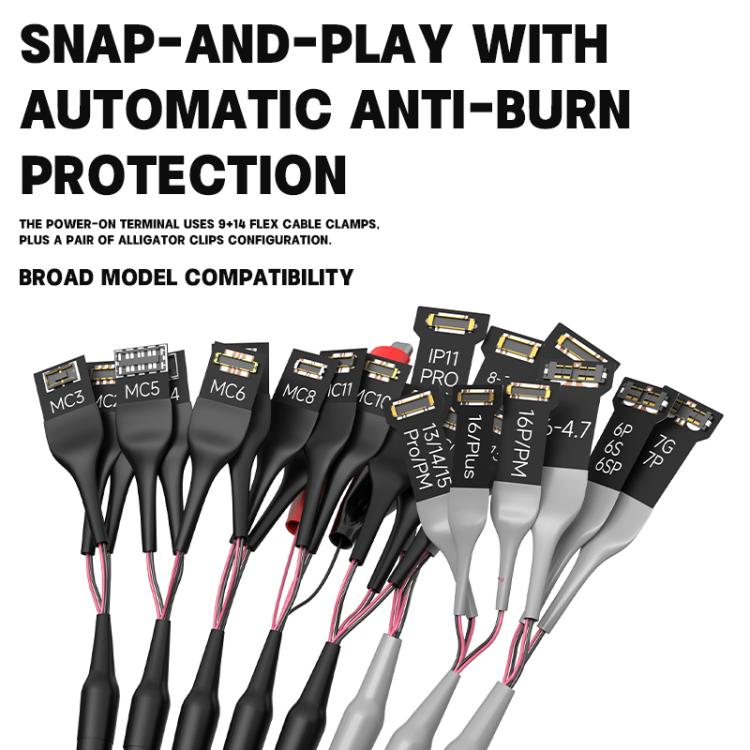 Luowei LW-325 Phone Repair Boot Power Cord for iPhone 8-16 Pro Max and Android - Test Tools by LUOWEI | Online Shopping UK | buy2fix