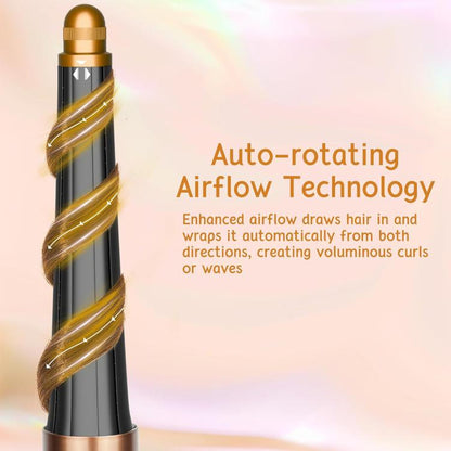 Long Conical Curling Iron Accessories For Dyson Airwrap HS01/ HS05 / HS08(Gold) - For Dyson Accessories by buy2fix | Online Shopping UK | buy2fix