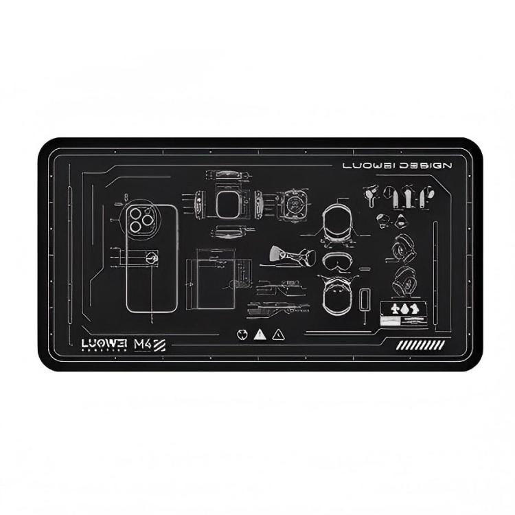 Luowei LW-M4 15.6-inch High-Temperature Resistant Insulation Silicone Repair Pad - Working Mat by LUOWEI | Online Shopping UK | buy2fix