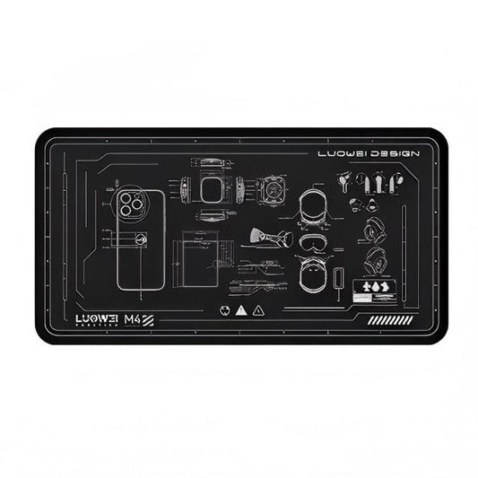 Luowei LW-M4 15.6-inch High-Temperature Resistant Insulation Silicone Repair Pad - Working Mat by LUOWEI | Online Shopping UK | buy2fix