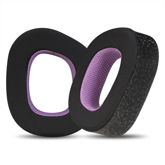 1 Pair Magic Ice Skin Replacement Earpads For Corsair HS80 Max / HS80 USB Wired / HS80 RGB(Black Purple)