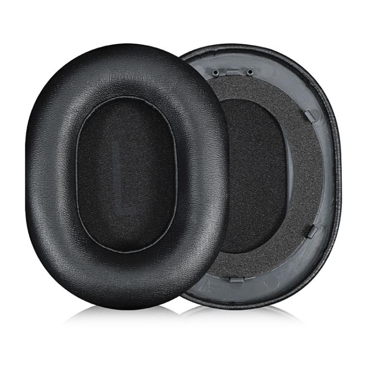 1 Pair Protein Leather Replacement Earpads For Baseus D05(Black) - Earmuff & Pad by buy2fix | Online Shopping UK | buy2fix