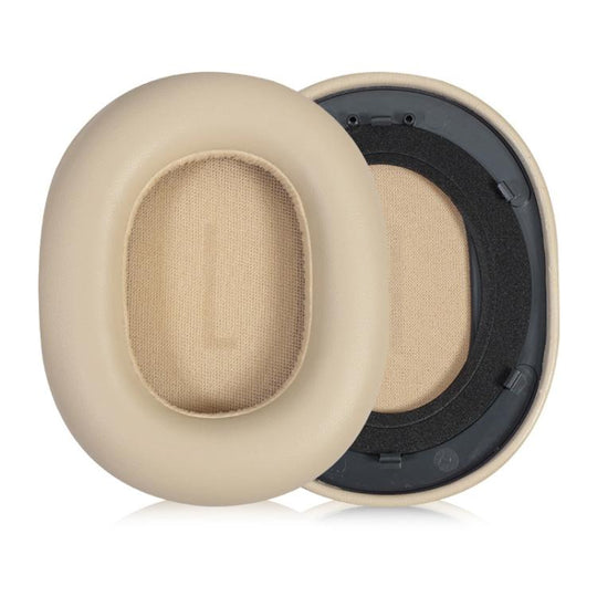 1 Pair Protein Leather Replacement Earpads For Baseus D05(Apricot)