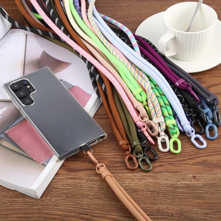 Universal Colorful Buckle Adjustable Mobile Phone Anti-lost Crossbody Lanyard(Black White Twill) - Lanyards & Wrist Straps by buy2fix | Online Shopping UK | buy2fix