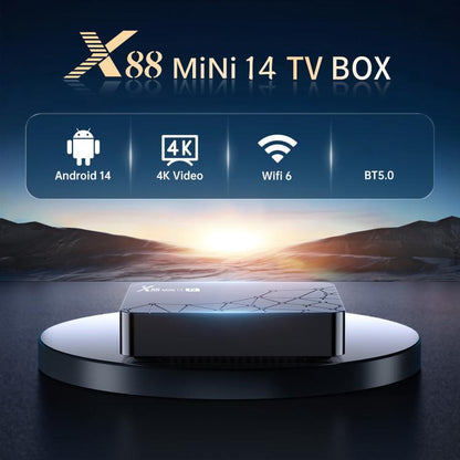 X88 mini 14 TV Android 14 Smart HD TV Box, RK3518 Quad-Core 64bit Cortex-A53, Memory:2GB+16GB(US Plug) - Others by buy2fix | Online Shopping UK | buy2fix