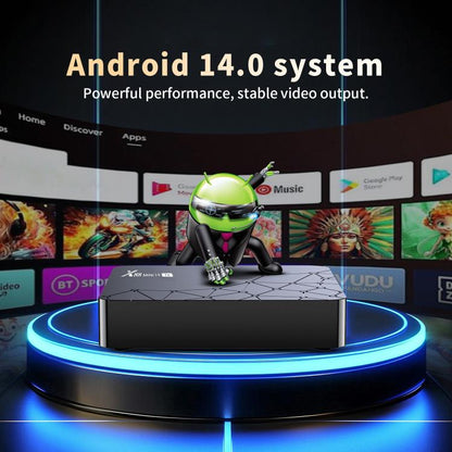 X88 mini 14 TV Android 14 Smart HD TV Box, RK3518 Quad-Core 64bit Cortex-A53, Memory:2GB+16GB(EU Plug) - Others by buy2fix | Online Shopping UK | buy2fix