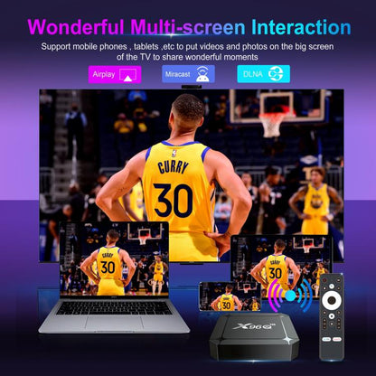 X96Q Android 14 Smart TV Box, RK3518 Quad-Core Cortex-A53, Memory:2GB+16GB(UK Plug) - Others by buy2fix | Online Shopping UK | buy2fix