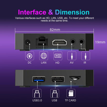 X96Q Android 14 Smart TV Box, RK3518 Quad-Core Cortex-A53, Memory:2GB+16GB(US Plug) - Others by buy2fix | Online Shopping UK | buy2fix