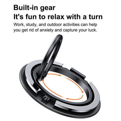 Multifunctional 360 Degree Rotating Magnetic Ring Phone Holder(Gold) - Ring Holder by buy2fix | Online Shopping UK | buy2fix