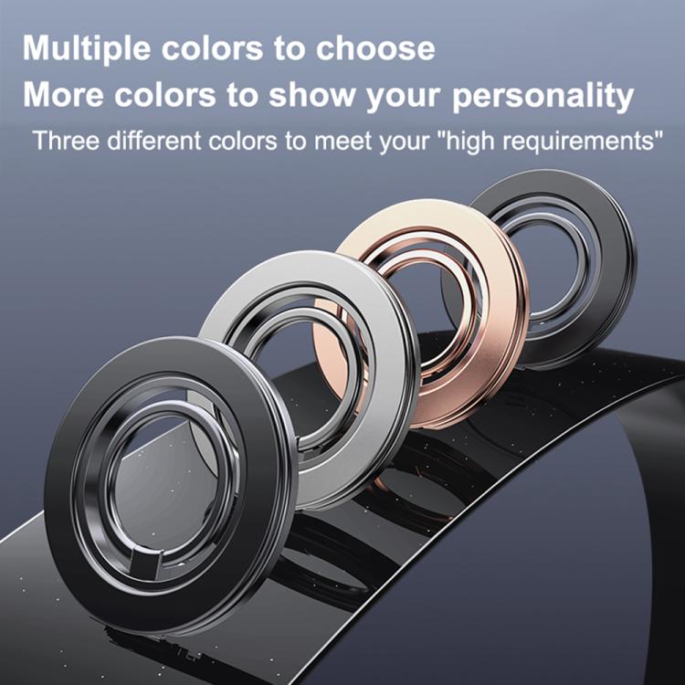 Multifunctional 360 Degree Rotating Magnetic Ring Phone Holder(Silver) - Ring Holder by buy2fix | Online Shopping UK | buy2fix