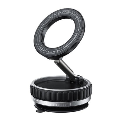 WK WA-S64 K-Captain Lynjia MagSafe Magnetic Rotating Foldable Car Phone Holder(Black) - Universal Car Holders by WK | Online Shopping UK | buy2fix