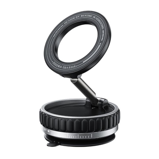 WK WA-S64 K-Captain Lynjia MagSafe Magnetic Rotating Foldable Car Phone Holder(Black) - Universal Car Holders by WK | Online Shopping UK | buy2fix