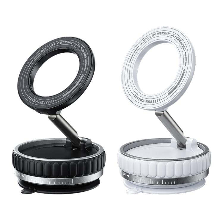 WK WA-S64 K-Captain Lynjia MagSafe Magnetic Rotating Foldable Car Phone Holder(Black) - Universal Car Holders by WK | Online Shopping UK | buy2fix