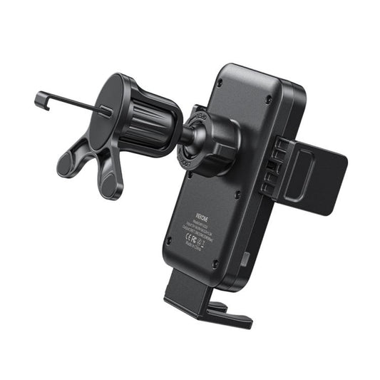 WK WP-U210 K-Captain Grace Mechanical Wireless Charging Car Phone Holder Set(Black) - Wireless Charger Holders by WK | Online Shopping UK | buy2fix