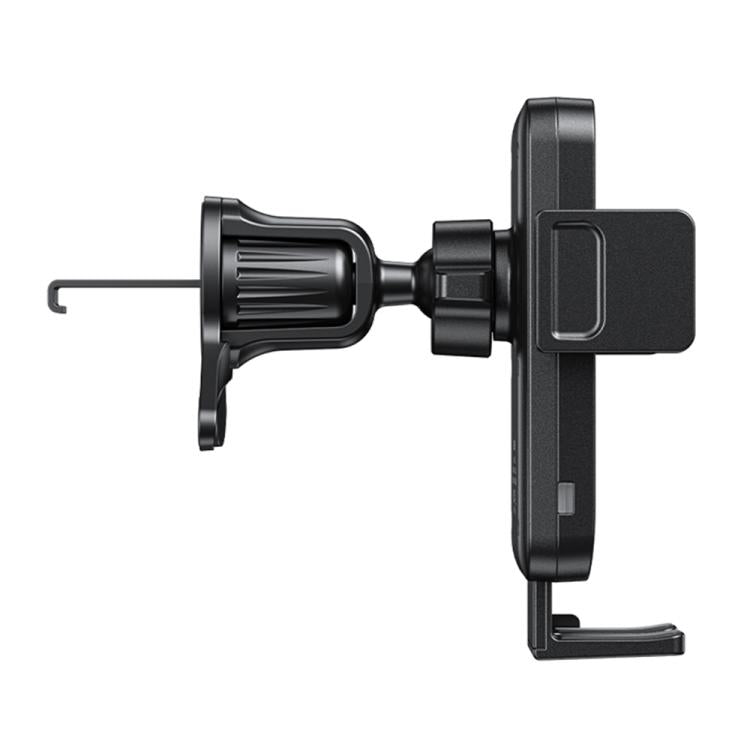 WK WP-U210 K-Captain Grace Mechanical Wireless Charging Car Phone Holder Set(Black) - Wireless Charger Holders by WK | Online Shopping UK | buy2fix