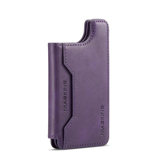 MAGKING K3 Series MagSafe RFID Card Bag(Purple) - Adhesive Card Holders by MAGKING | Online Shopping UK | buy2fix